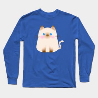 Flame Point Siamese Cute Cat Long Sleeve T-Shirt